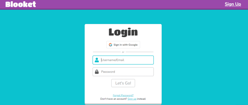 Click on Login